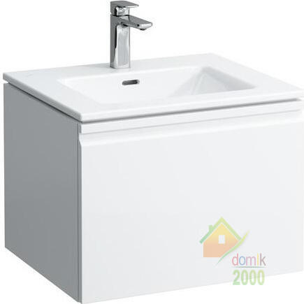 PRO S тумба 60*50см с раковиной, с выдв.ящиком, цвет белый матовый