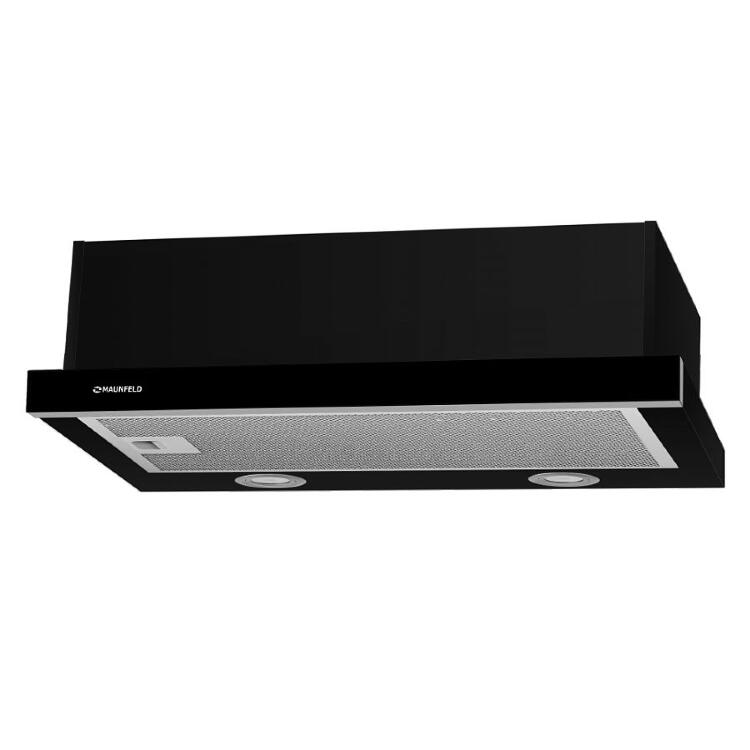 Вытяжка кухонная Maunfeld VS LIGHT 60 BLACK GLASS B (Галоген)