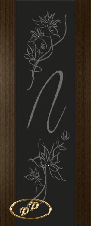 90 Палермо венге ДО (шпон., бесцв. лак, черный триплекс рис. 4 2-е матир.)