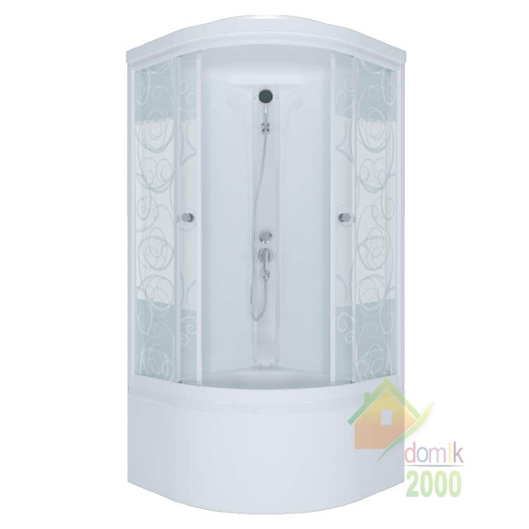 ДК Узоры 90х90 Б (ДН3) 900*900*2180 мм
