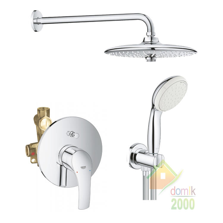 Eurosmart  GROHE набор душевой скрытого монтажа 26458000+26406001+33305002