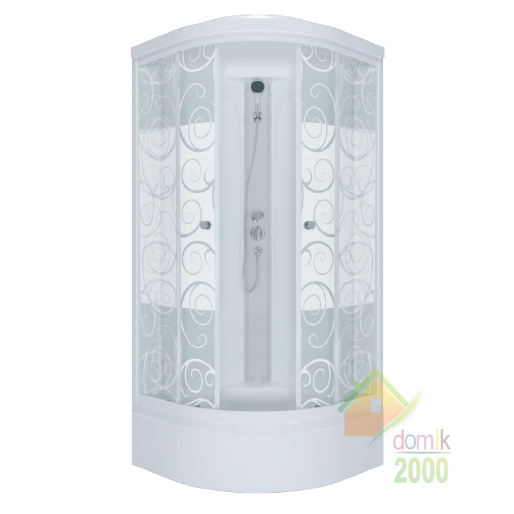ДК Узоры 100х100 В (ДН3) 1000*1000*2280 мм