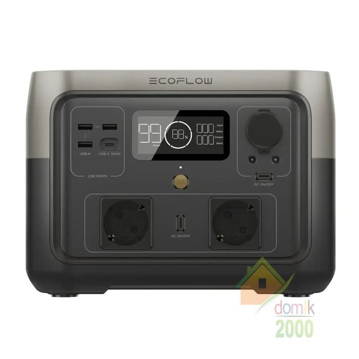 Портативная зарядная станция 1000W для дома и квартиры