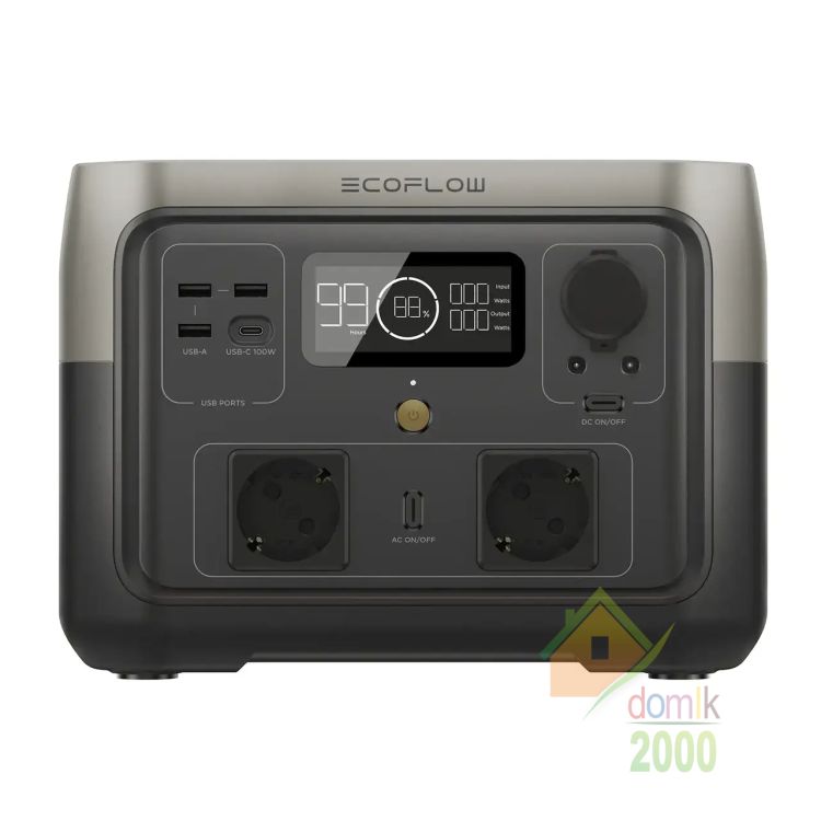 Портативная зарядная станция 1000W для дома и квартиры