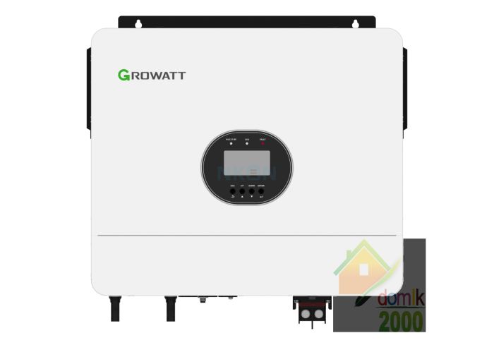 Гибридный инвертор 3kW–5kW для дома (Deye, Growatt и аналоги)