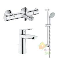 Grotherm+Bauloop набор с термостатом 23762000-34567000-27598000