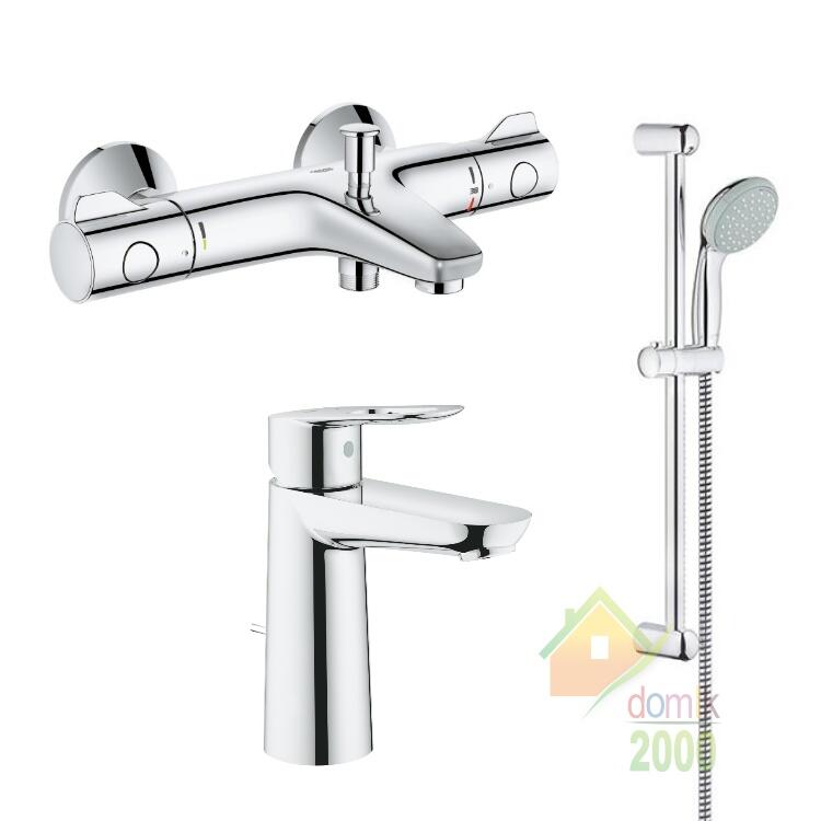 Grotherm+Bauloop набор с термостатом 23762000-34567000-27598000