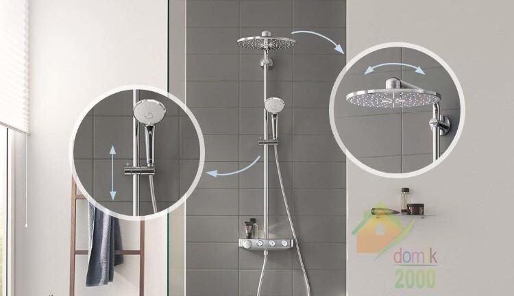 Euphoria SmartControl System 310 душевая система с термостатом