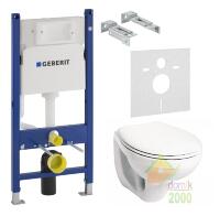 Комплект: IDOL унитаз подвесной, сидение с микролифтом, инсталляция Geberit Duofix Delta