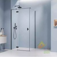 Душевая кабина Devit Aqua DA12100080054RBM 1000Rx800x1950 мм, правая, распашная, цвет профиля: черный, стекло: 6 мм, прозрачное
