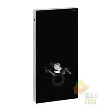 Monolith Plus Инсталляция для подвесного унитаза, 114 см,подключение под углом 90 градусов, черное стекло