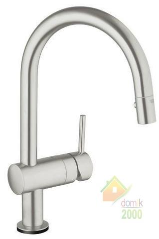 GROHE Minta Touch Смеситель для кухни, бесконтактный, цвет сталь