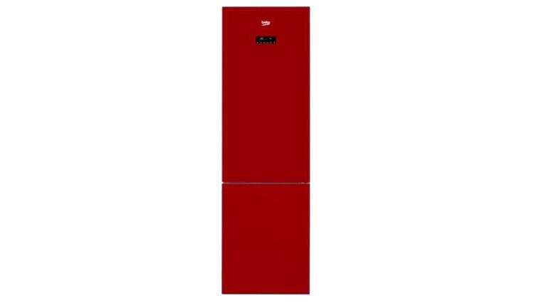 Холодильник Beko RCNK400E20ZGR красное стекло