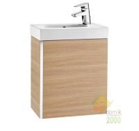 MINI тумба 450*250*575мм, с умывальником, цвет дуб
