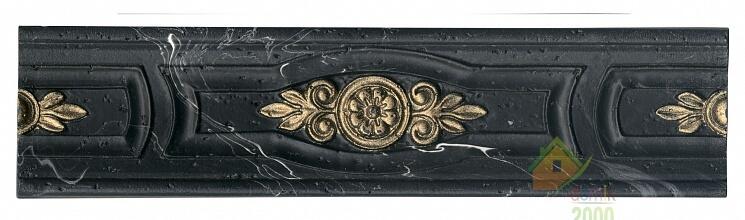 фриз STN CERAMIC Cenefa Pegaso Negro