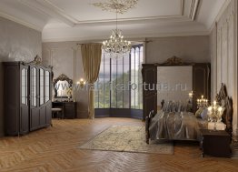 Спальный гарнитур «София» 5ст. крем, орех