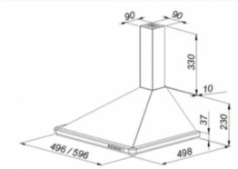 Вытяжка кухонная Maunfeld Jupiter 50 White