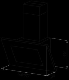 Вытяжка кухонная Maunfeld SUITE 60