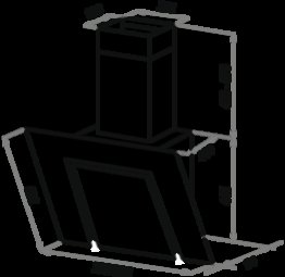 Вытяжка кухонная Maunfeld MODERN 60 BLACK