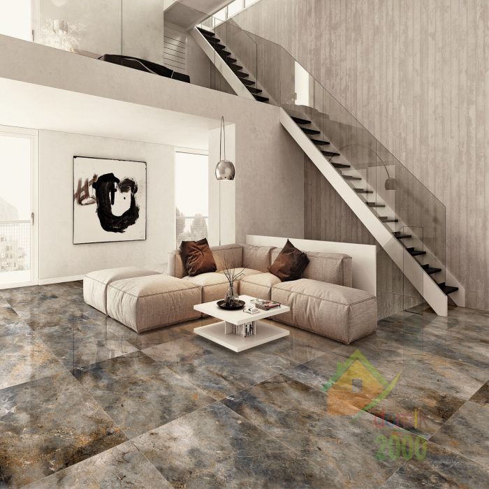 Керамогранит HG FLORIAN GRAFITO Megagres 10×1200×600