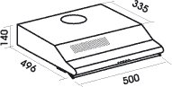 Вытяжка кухонная MBS CROCUS 150