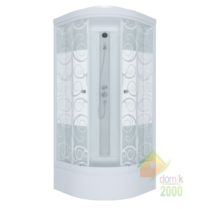 ДК Узоры 100х100 В (ДН3) 1000*1000*2280 мм