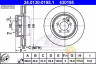 Диск тормозной передний ATE 24013001951