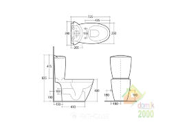 Унитаз RAK Ceramics Venice (унитаз бачок крышка ABS Soft Close Delux) (RAK0040) Белый 