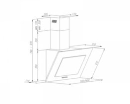 Вытяжка кухонная Maunfeld Tower CS 60