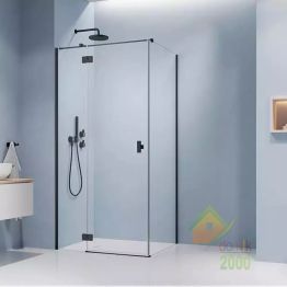 Душевая кабина Devit Aqua DA12100080054RBM 1000Rx800x1950 мм, правая, распашная, цвет профиля: черный, стекло: 6 мм, прозрачное