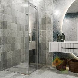 Душевая кабина Devit Art 3.0 SE2340 прямоугольная, раздвижная, 120х80 см, без поддона, стекло прозрачное, профиль хром