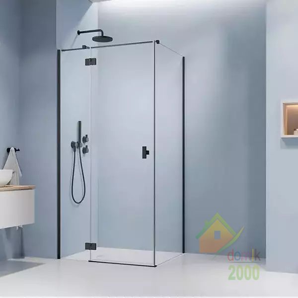 Душевая кабина Devit Aqua DA12100090054RBM 1000Rx900x1950 мм, правая, распашная, цвет профиля: черный, стекло: 6 мм, прозрачное