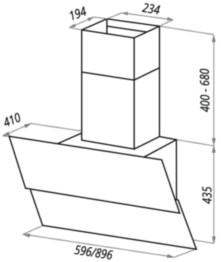 Вытяжка кухонная Maunfeld Plym light 60